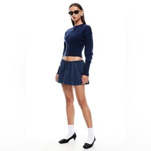 LIONESS Ghost Mini Skirt Navy